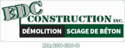 logo EDC Construction démolition sciage béton